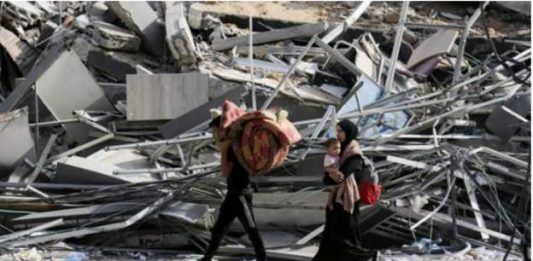 غزه تي اسرائيلي فورسز جي بمباري جاري، شهيد فلسطينين جوانگ 3هزار کان وڌي ويو