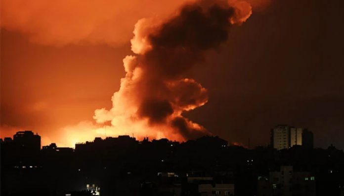 اسرائيلي جيٽ جهازن جي غزه تي سڄي رات بمباري ۾ وڌيڪ ڪيترائي فلسطيني شهيد ۽ زخمي